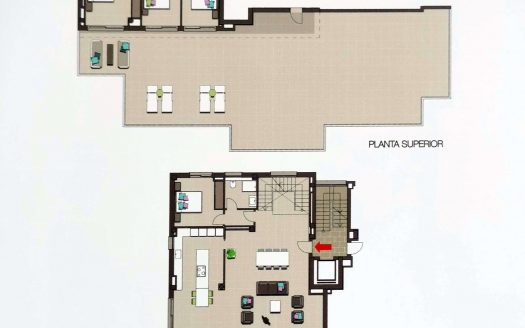 Ref 1846; Luxury penthouse with gigantic sea views for sale in Genova