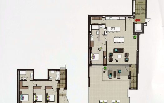 Ref 1847; Duplex apartment with fantastic sea views for sale in Genova