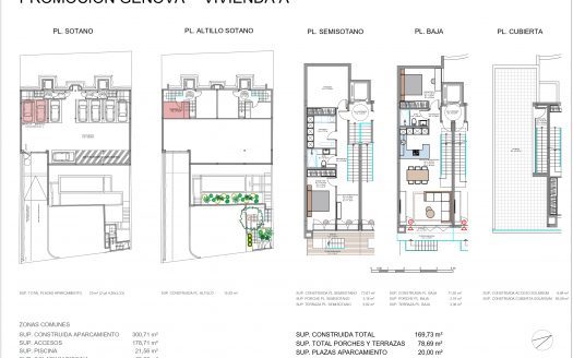 Ref 1870; Unique building plot in Genova with project, license and sea views